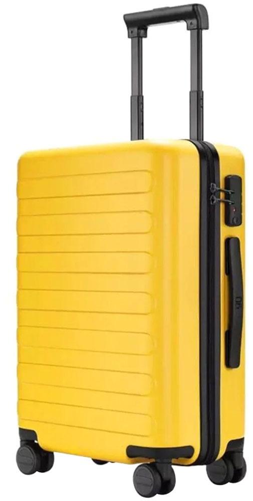 фото Чемодан унисекс xiaomi ninetygo business travel luggage 20" желтый, 49x36.5x21.5 см