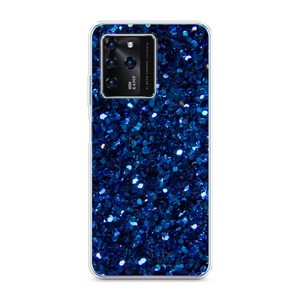 

Чехол Awog "Синие блестки рисунок" для ZTE Blade V30