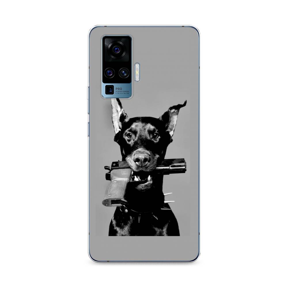 

Силиконовый чехол "Доберман" на Vivo X50 Pro, Доберман