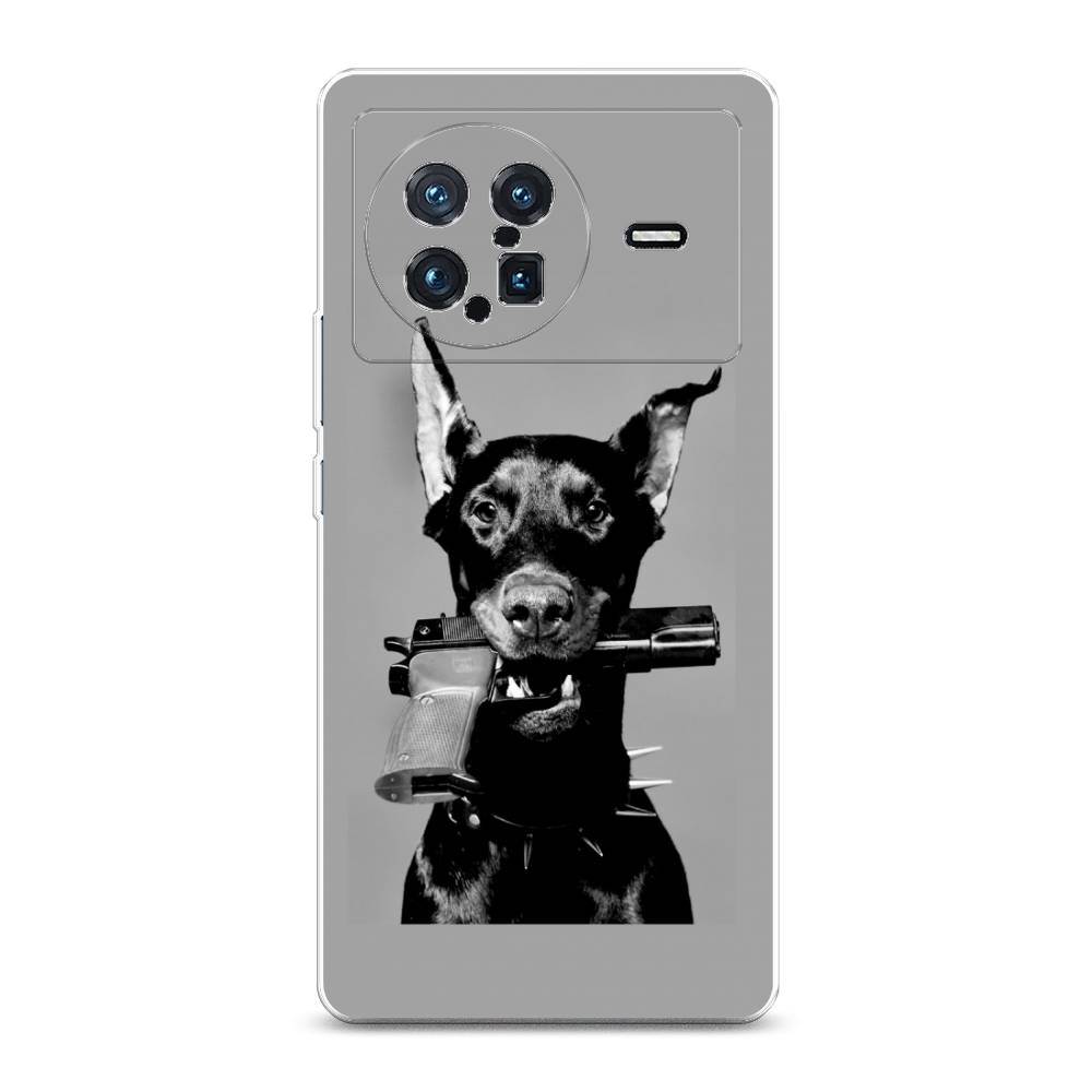 

Силиконовый чехол "Доберман" на Vivo X Note, Разноцветный, 266950-1