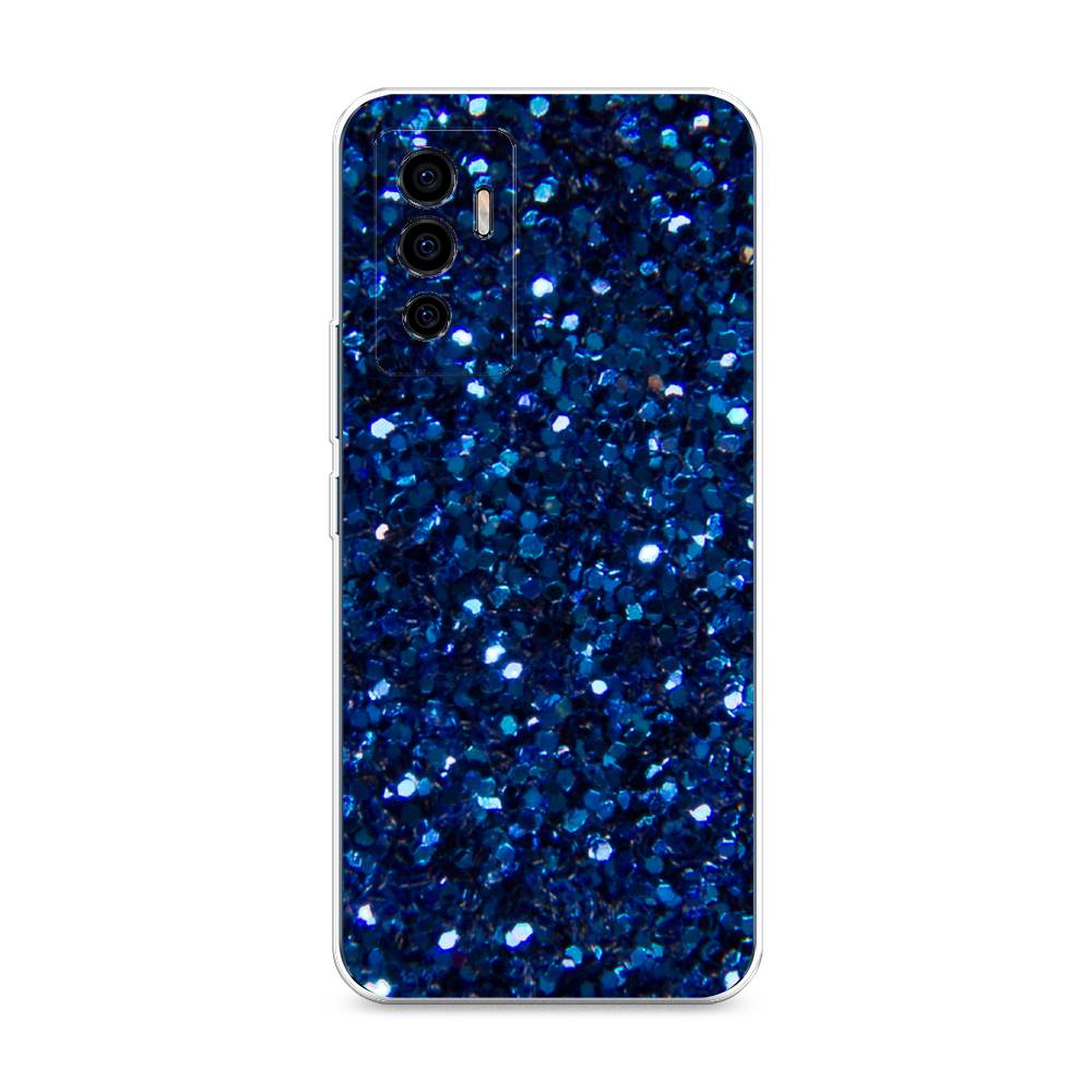 

Чехол Awog "Синие блестки рисунок" для Vivo V23e