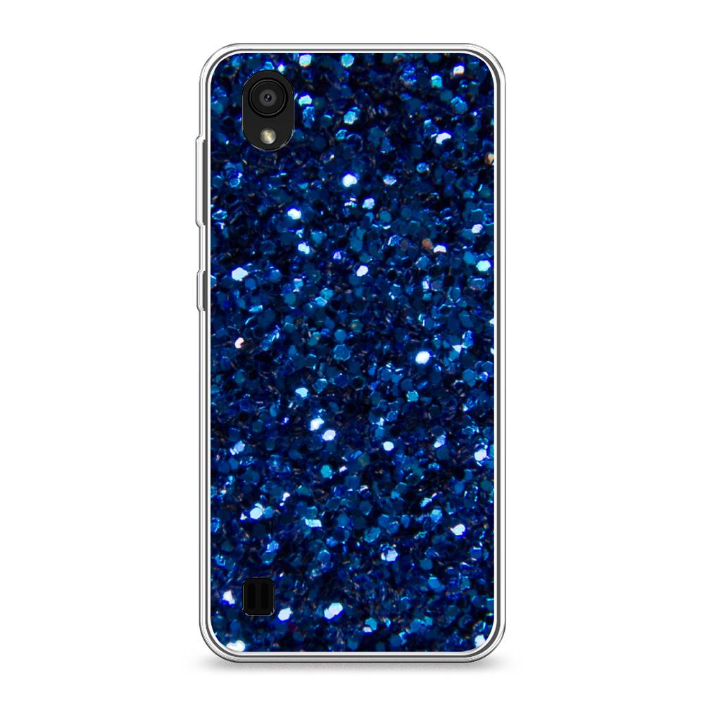 

Чехол Awog "Синие блестки рисунок" для ZTE Blade A5 (2019)