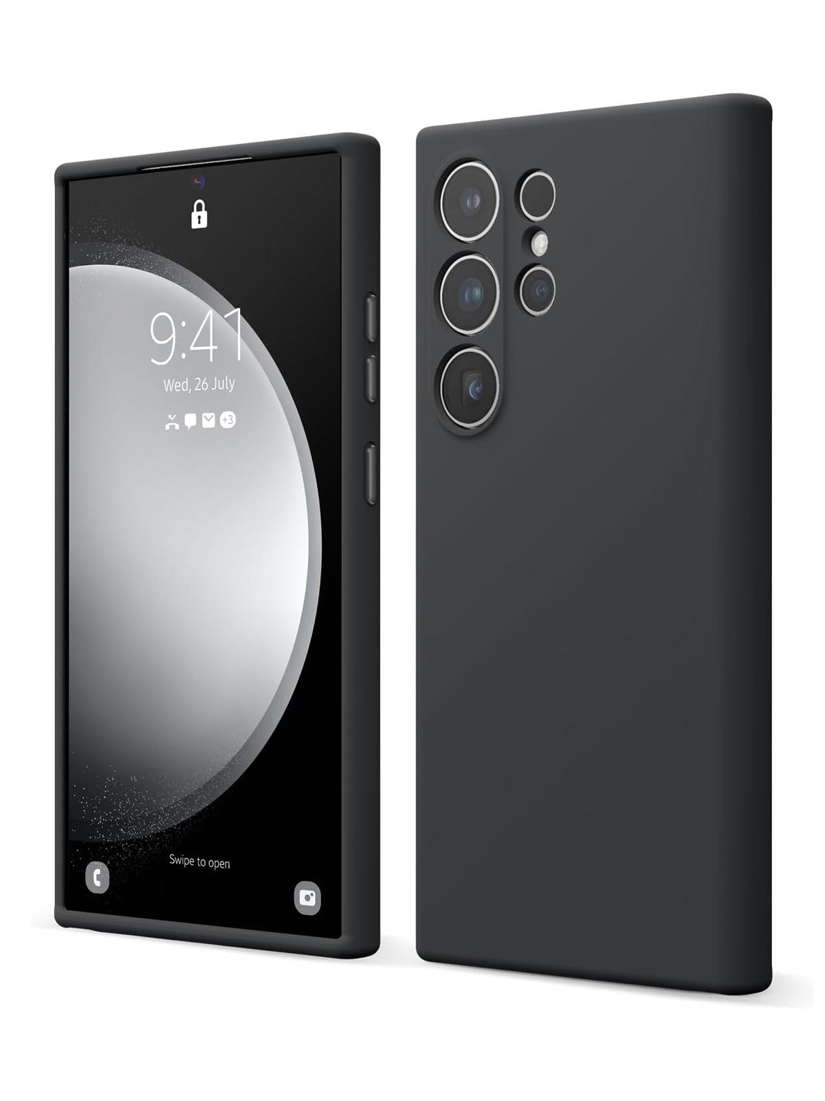 Чехол Elago для Samsung Galaxy S24 Ultra силиконовый с покрытием Soft-touch, черный