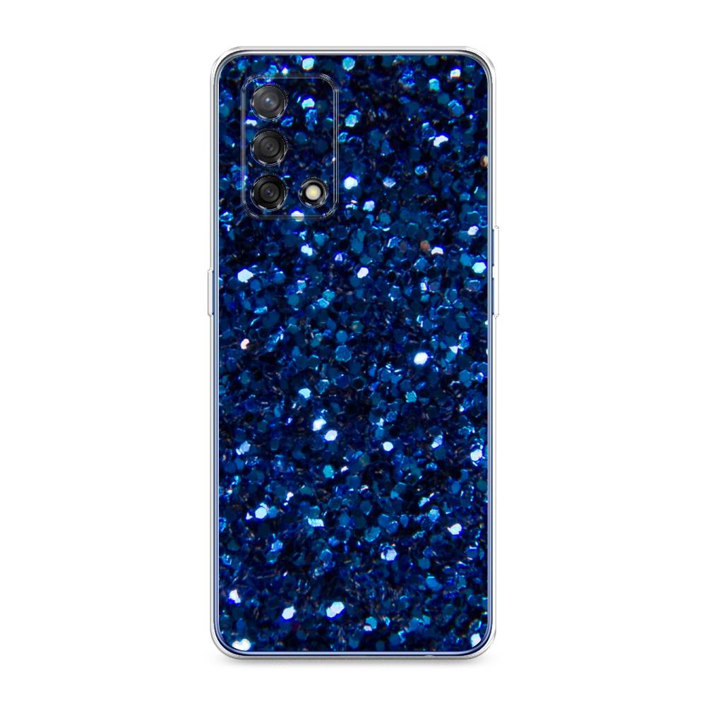 

Чехол Awog "Синие блестки рисунок" для Oppo A74