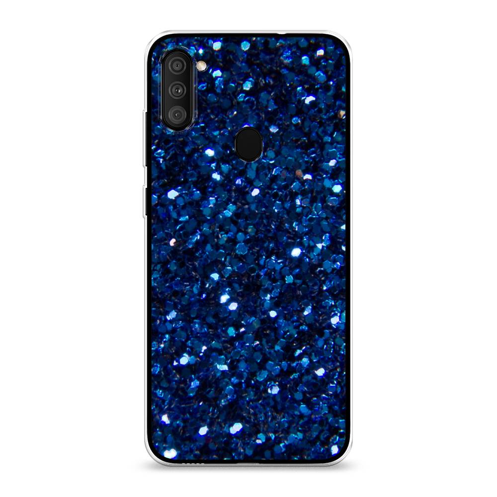 

Чехол Awog "Синие блестки рисунок" для Samsung Galaxy A11