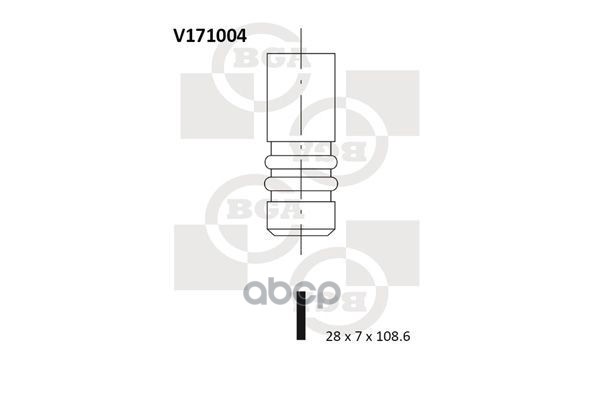 

Клапан 28x7x108.6 Ex Alfa 156 2.0 16v [Ar32301, A Bga арт. V171004