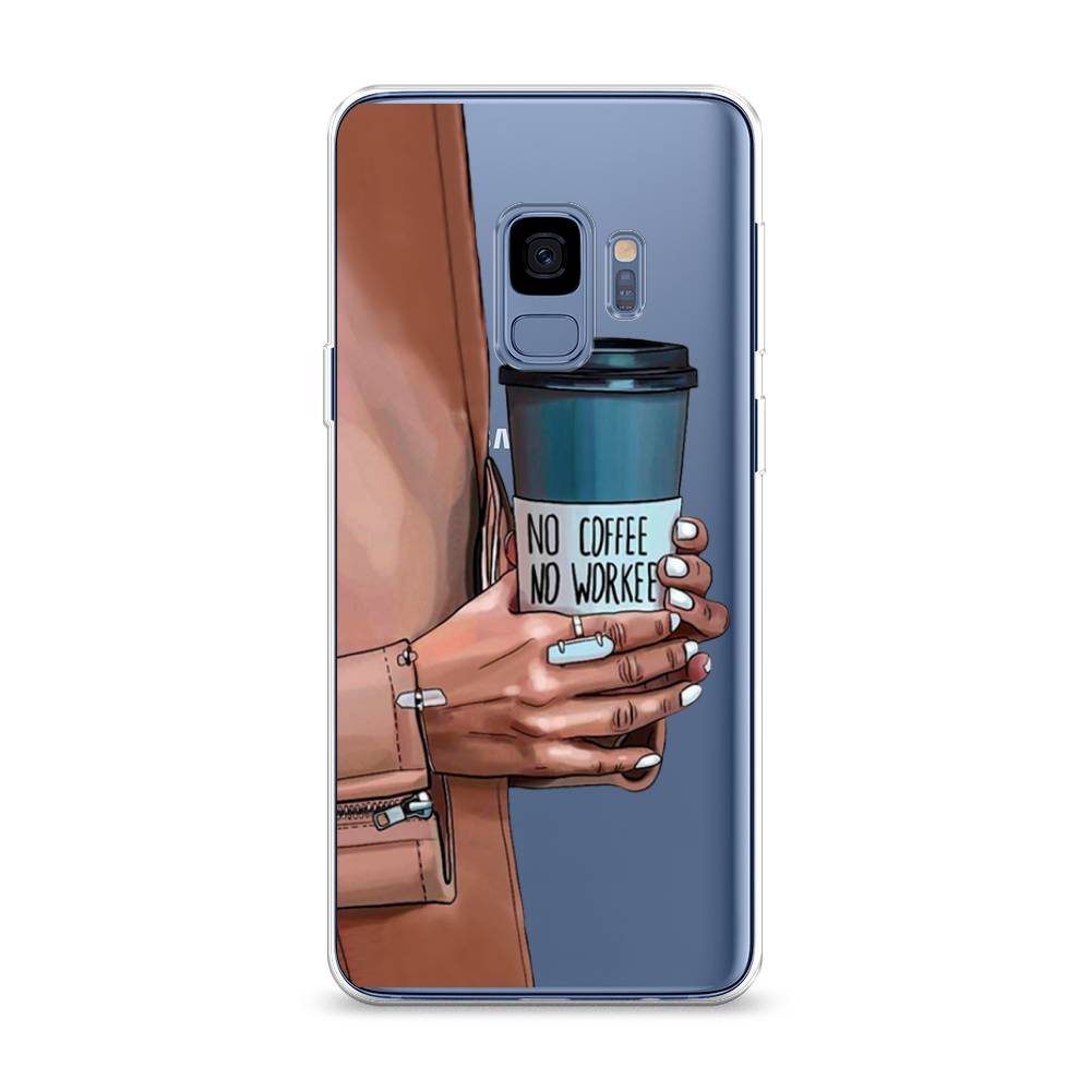 

Чехол Awog на Samsung Galaxy S9 "No coffee", Коричневый;серый, 25750-7