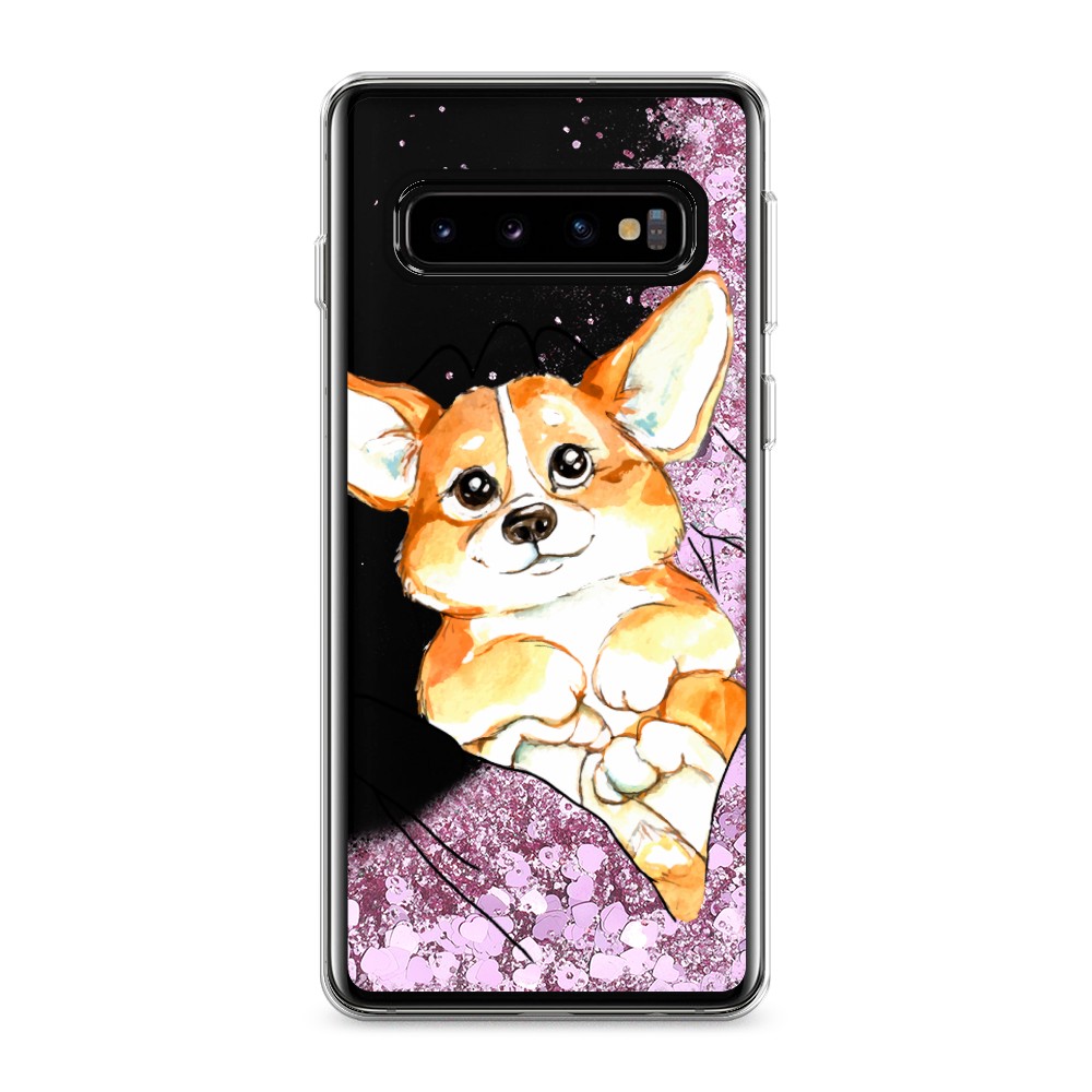 

Чехол Awog на Samsung Galaxy S10 "Корги в ладошках", Разноцветный, 27094-1