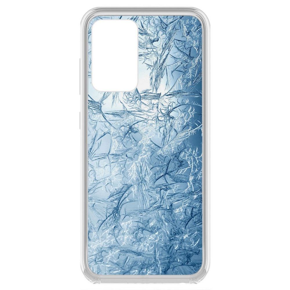 фото Чехол-накладка krutoff clear case лед для samsung galaxy a52 (a525)