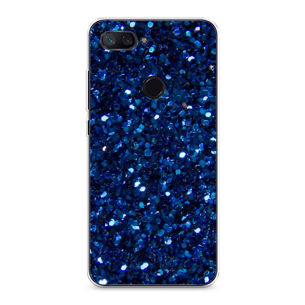 

Чехол Awog "Синие блестки рисунок" для Xiaomi Mi 8 Lite (Youth Edition)