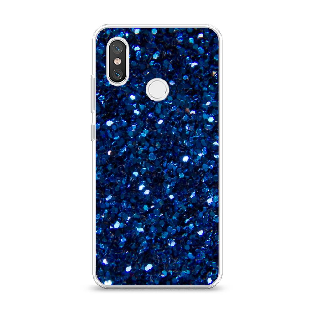

Чехол Awog "Синие блестки рисунок" для Xiaomi Mi 8