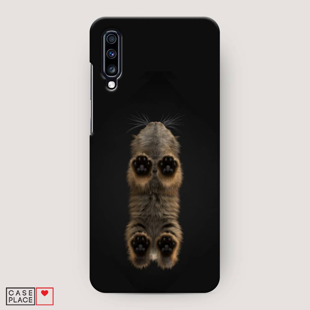 фото Пластиковый чехол "кошачьи лапки" на samsung galaxy a70 awog