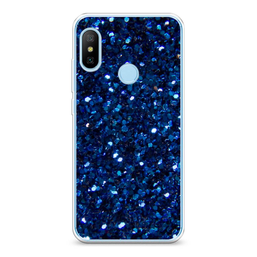 

Чехол Awog "Синие блестки рисунок" для Xiaomi Mi A2 Lite