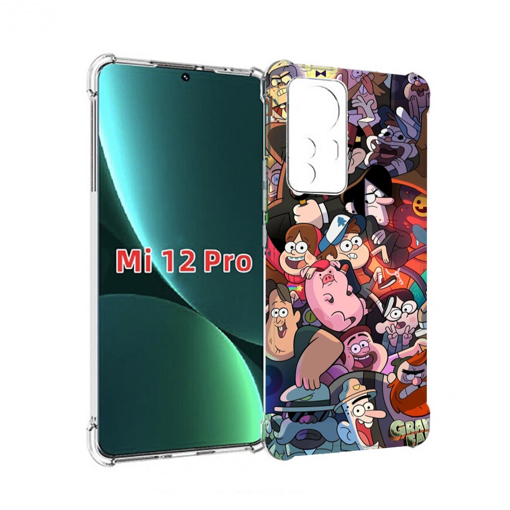 

Чехол MyPads гравити-фолз для Xiaomi 12S Pro, Прозрачный, Tocco