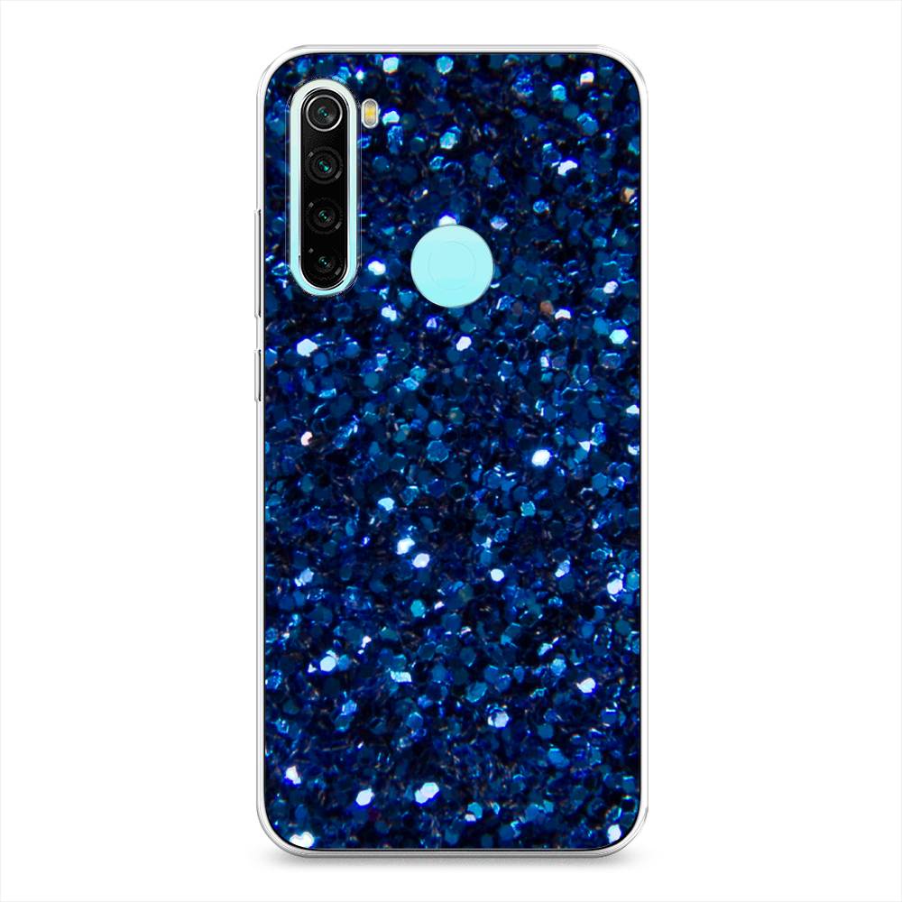 

Чехол Awog "Синие блестки рисунок" для Xiaomi Redmi Note 8