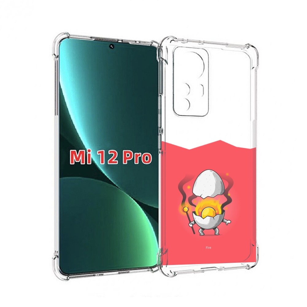 

Чехол MyPads горелое яйцо для Xiaomi 12S Pro, Прозрачный, Tocco