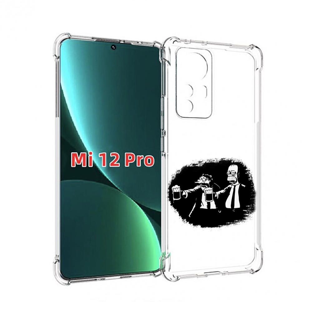 

Чехол MyPads гомер пьет для Xiaomi 12S Pro, Прозрачный, Tocco