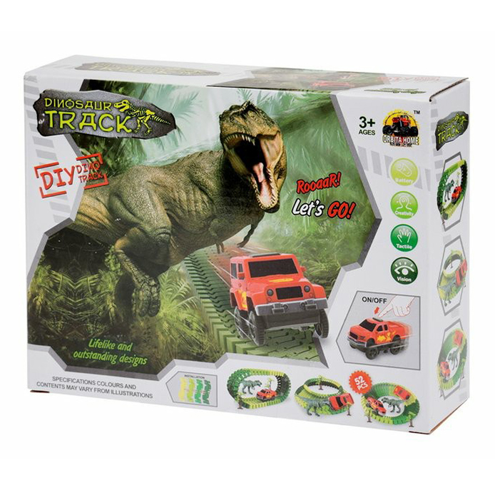

Автотрек Dinosaur Track 100324258, Зеленый;красный