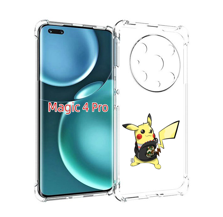 

Чехол MyPads пикачу для Honor Magic4 Pro, Прозрачный, Tocco