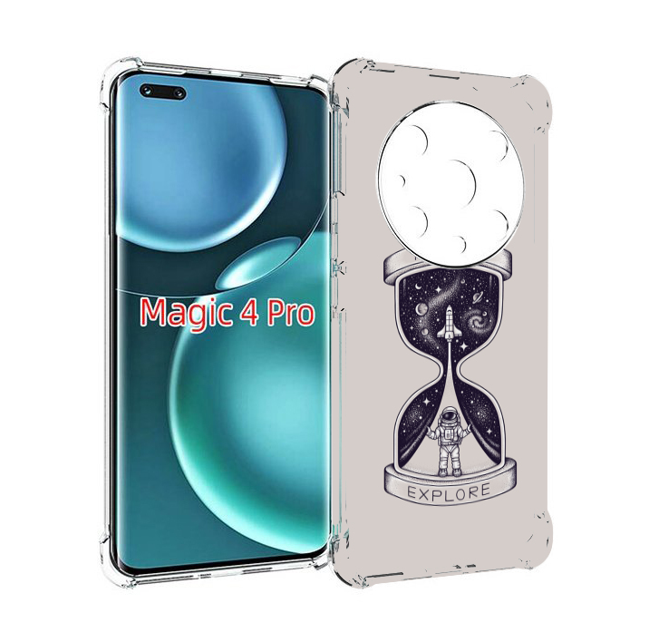 Чехол MyPads песочные-часы-с-космосом для Honor Magic4 Pro