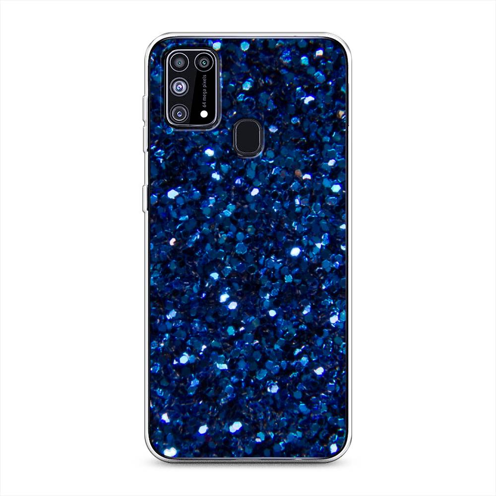 

Чехол Awog "Синие блестки рисунок" для Samsung Galaxy M31