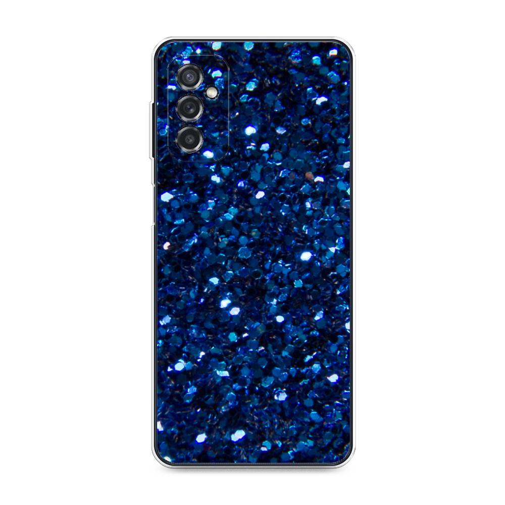 

Чехол Awog "Синие блестки рисунок" для Samsung Galaxy M52