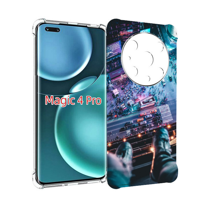 

Чехол MyPads парень на крыше для Honor Magic4 Pro, Прозрачный, Tocco