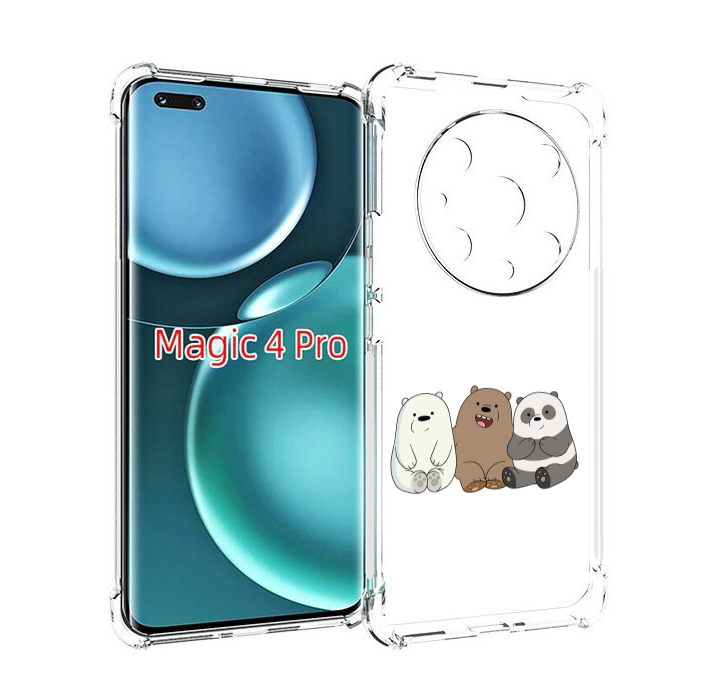 

Чехол MyPads панды детский для Honor Magic4 Pro, Прозрачный, Tocco