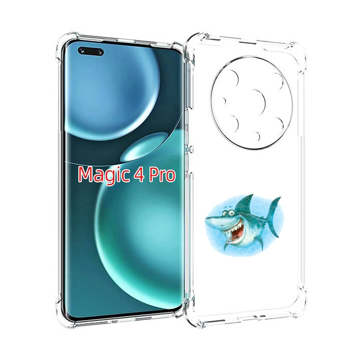 

Чехол MyPads веселая акула для Honor Magic4 Pro, Прозрачный, Tocco