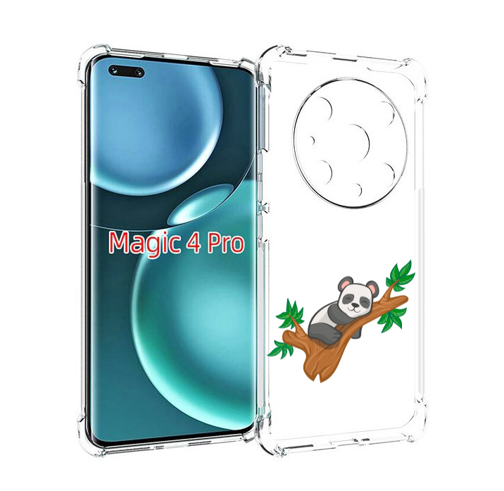 

Чехол MyPads панда-на-деревце для Honor Magic4 Pro, Прозрачный, Tocco