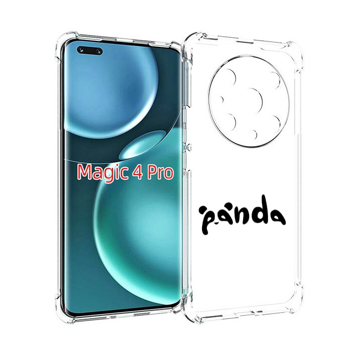 

Чехол MyPads панда надпись для Honor Magic4 Pro, Прозрачный, Tocco