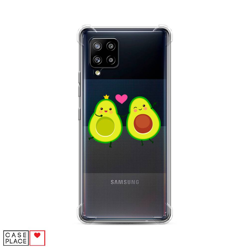 фото Противоударный силиконовый чехол "авокадо любят" на samsung galaxy a42 awog