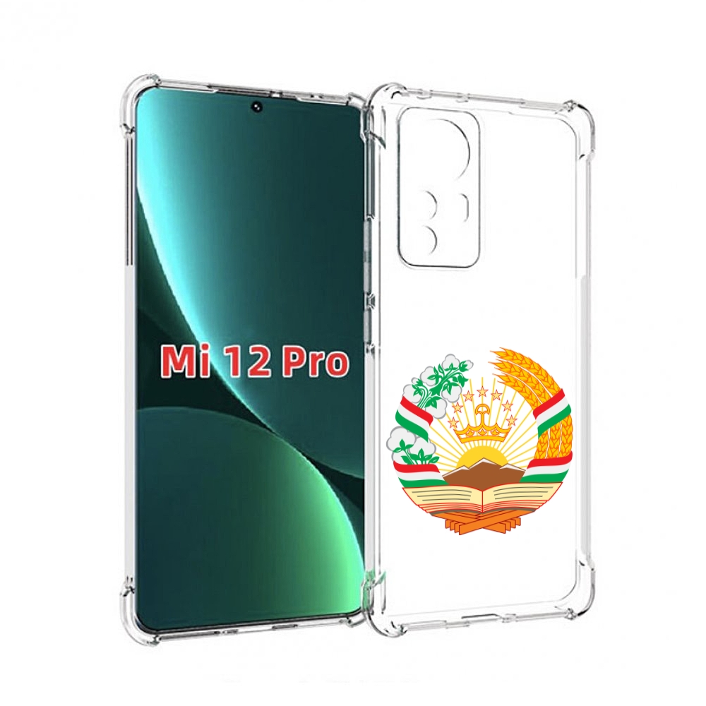 

Чехол MyPads герб-таджикистана для Xiaomi 12S Pro, Прозрачный, Tocco