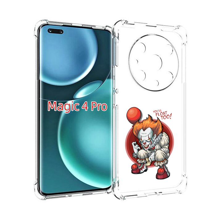 

Чехол MyPads одетый-клоун для Honor Magic4 Pro, Прозрачный, Tocco