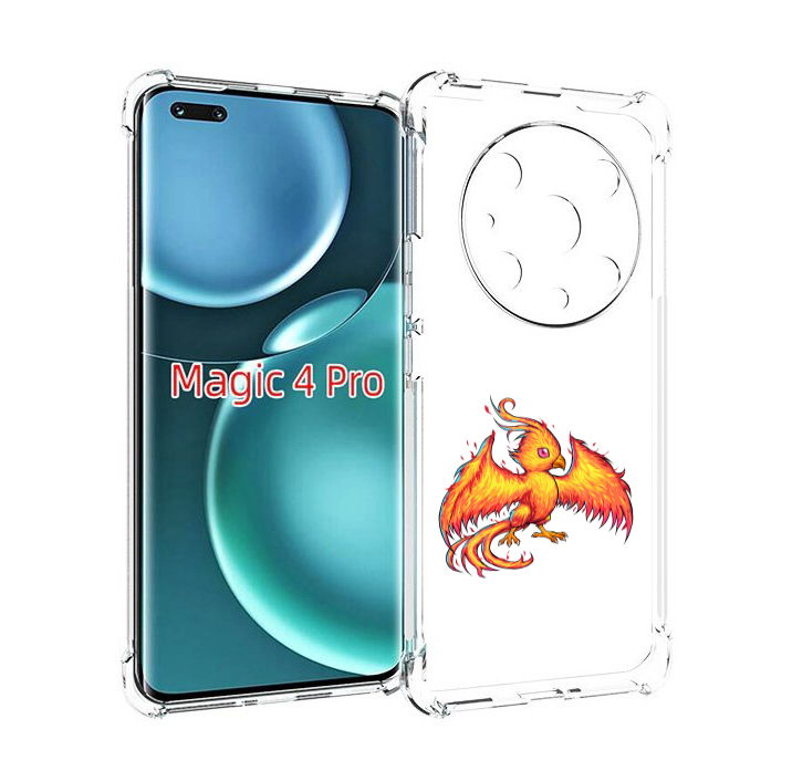 

Чехол MyPads огненная-птичка для Honor Magic4 Pro, Прозрачный, Tocco
