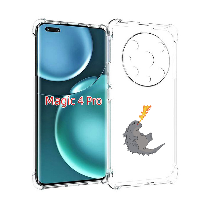 

Чехол MyPads огнедышащий-дракончик для Honor Magic4 Pro, Прозрачный, Tocco
