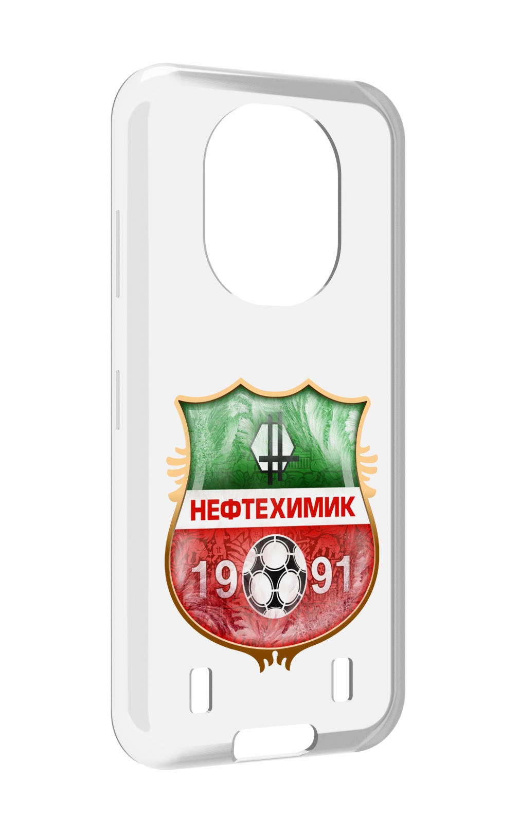 

Чехол MyPads фк нефтехимик нижнекамск для Oukitel WP16, Прозрачный, Tocco