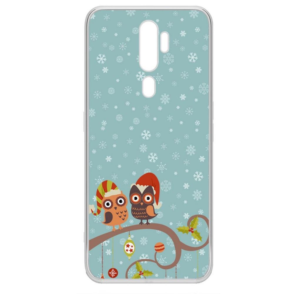 

Чехол-накладка Krutoff Clear Case Совушки для Oppo A9 (2020), Прозрачный