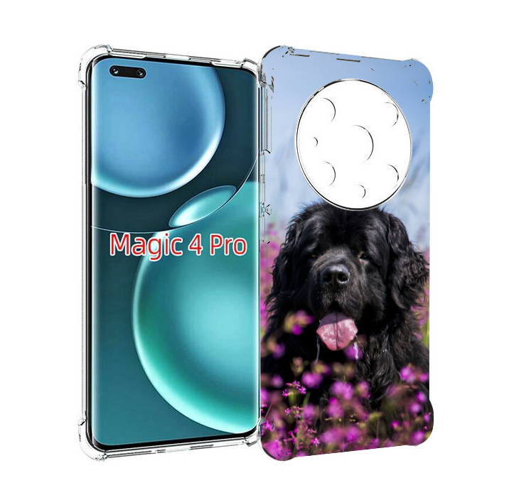 

Чехол MyPads ньюфаундлед для Honor Magic4 Pro, Прозрачный, Tocco