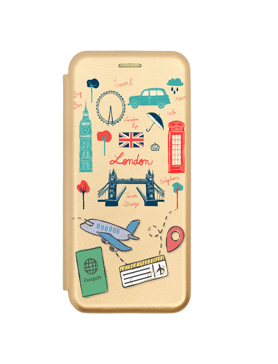 

Чехол для iPhone 6 золотистый 1154 TRAVEL, MOB-APL-6