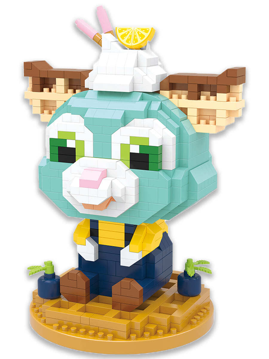 

Конструктор Wisehawk Кот Джелатони 734 детали № 2697 Cat Gelatoni Disney Keep Joy Series