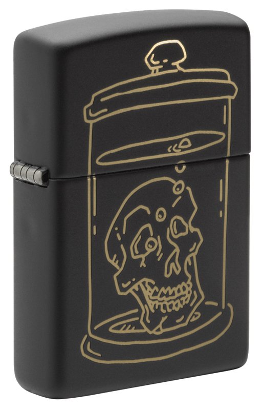 

Зажигалка Black Matte Skull Design ZIPPO 49575