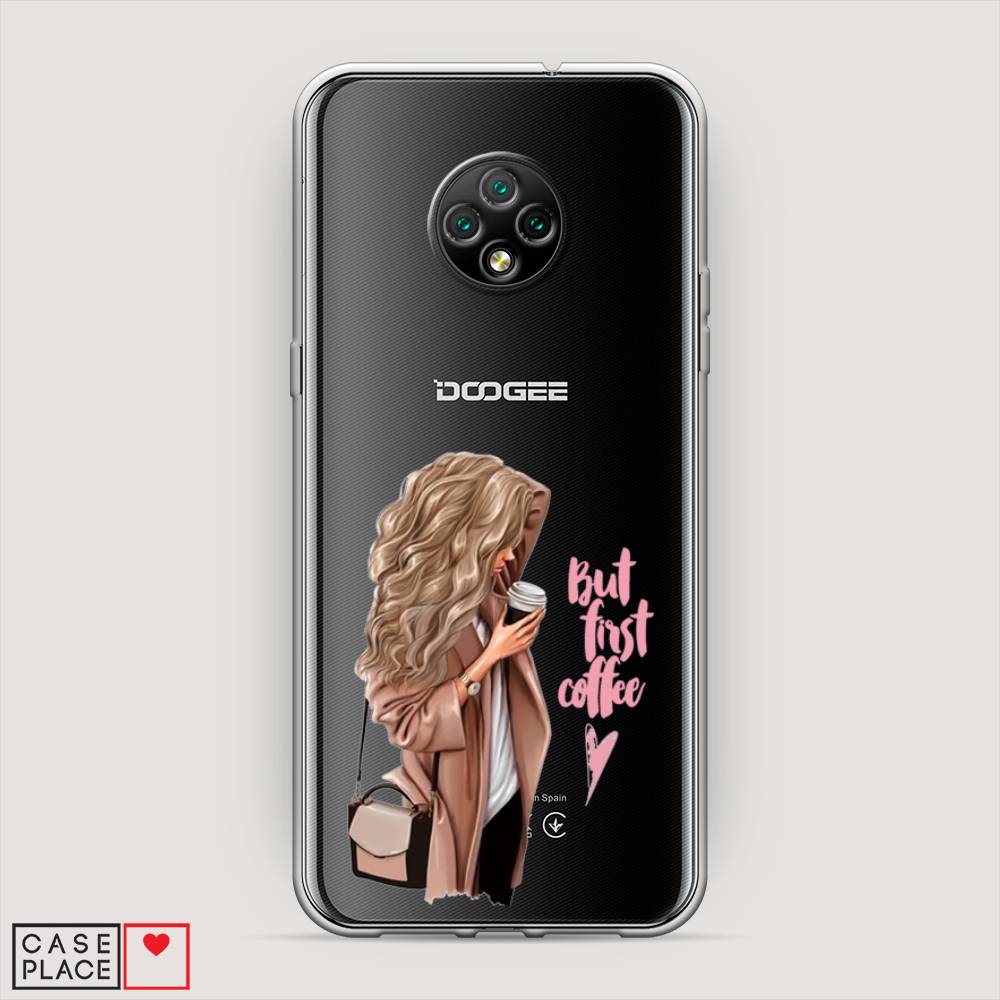 

Чехол Awog "Девушка с кофе" для Doogee X95