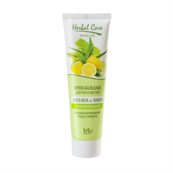 

Крем-бальзам для рук Iris Herbal Care алоэ и лимон 100г туба
