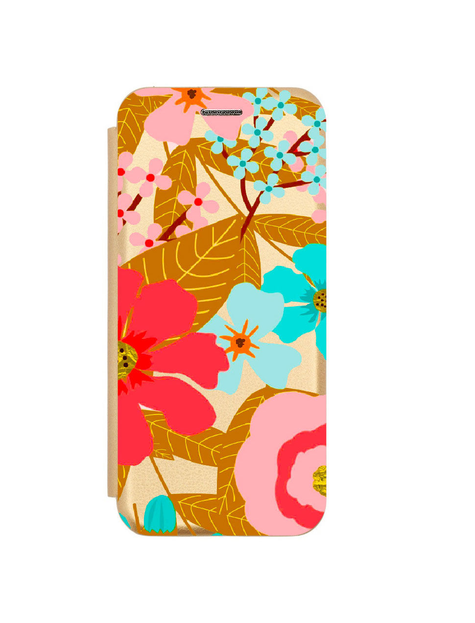

Чехол для iPhone 6 золотистый 1744 ЯРКИЕ ЛЕПЕСТКИ, MOB-APL-6