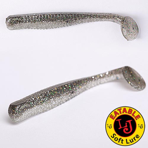 

Виброхвосты съедобные LJ Pro Series LONG JOHN 4.2in (10.70)/T01 6шт., Серебристый