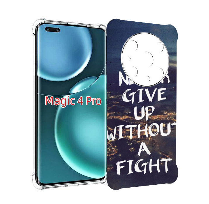 

Чехол MyPads никогда не сдавайся без боя для Honor Magic4 Pro, Прозрачный, Tocco