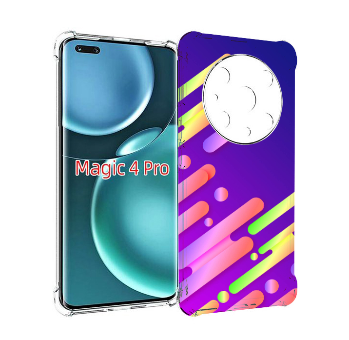 

Чехол MyPads неоновый-фон для Honor Magic4 Pro, Прозрачный, Tocco