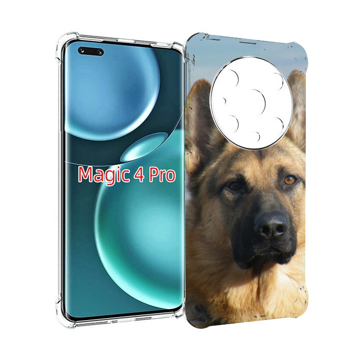 

Чехол MyPads немецкая овчарка для Honor Magic4 Pro, Прозрачный, Tocco