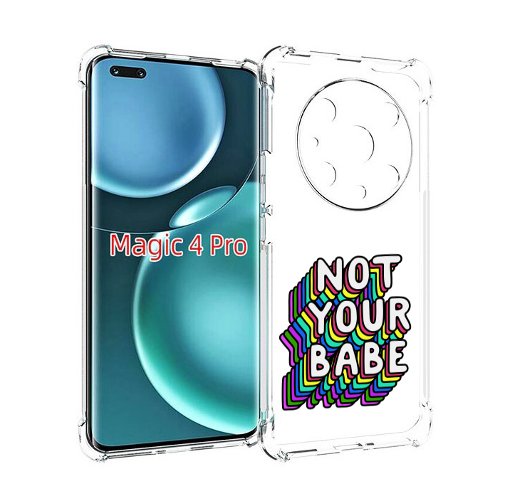 

Чехол MyPads не-твоя-девочка для Honor Magic4 Pro, Прозрачный, Tocco